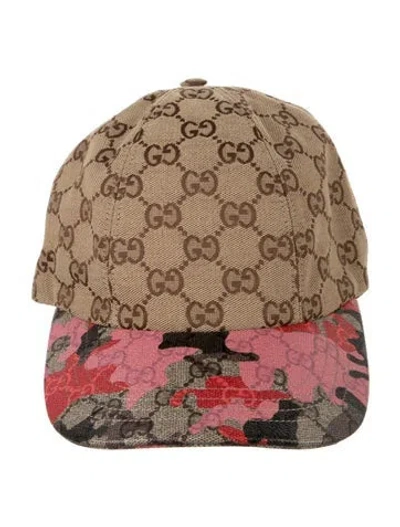 Pre-owned Gucci Gg Canvas Hat. W/tags In Brown