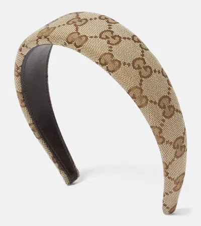 Gucci Gg Canvas Headband In Multicoloured