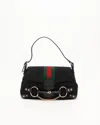 Gucci Gg Canvas Horsebit Shoulder Bag