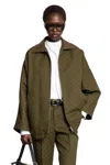Gucci Gg Canvas Jacket In Green