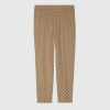 Gucci Gg Canvas Jogging Pant In Beige