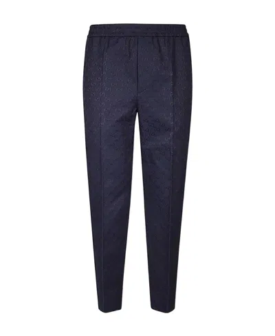 Gucci Gg Canvas Jogging Pant In Black