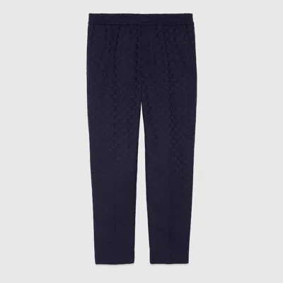 Gucci Gg Canvas Track Bottoms In Schwarz