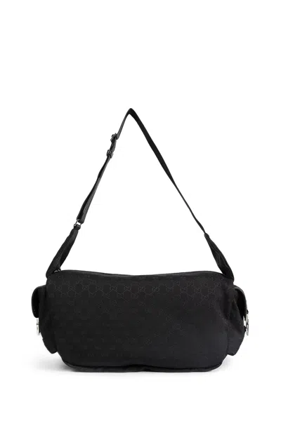 Gucci Gg Canvas Large Crossbody Bag In Black