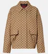 Gucci Jackets Adjustable Hem Buttoned Cuffs Front Pockets In Brown