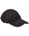 Gucci Versatile Adjustable Cap With Curved Brim In Black
