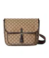 Gucci Gg Canvas Mailman Bag In Nude