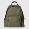 Gucci Gg Canvas Medium Backpack In Green