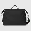 Gucci Gg Canvas Medium Duffle Bag In Blue Dk Blue