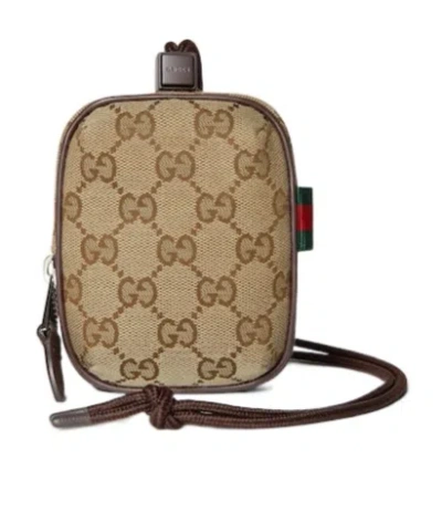 Gucci Gg Canvas Mini Bag In Neutral
