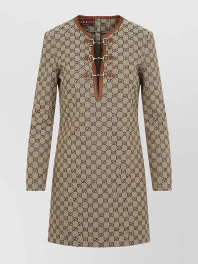 GUCCI GG CANVAS MINI DRESS