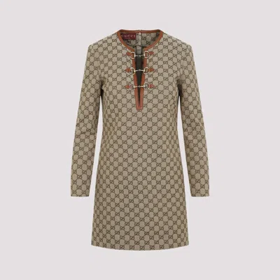 GUCCI GG CLAMP MINI DRESS