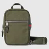 Gucci Gg Canvas Mini Slingbag In Green