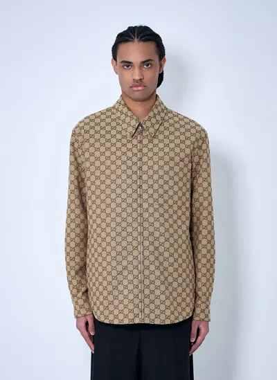 GUCCI GG CANVAS OVERSHIRT
