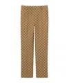 Gucci Gg Canvas Pant In Brown
