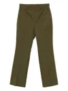 Gucci `gg Canvas` Pants In Green