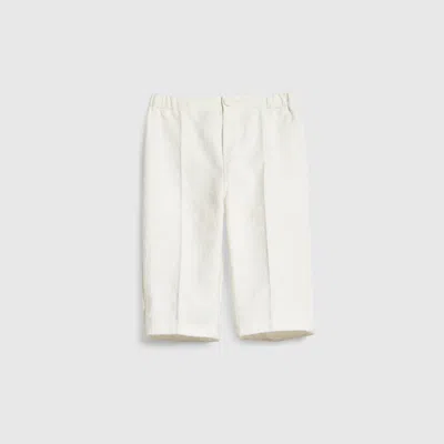 Gucci Babies' Gg Canvas Pants In White