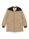 Gucci Bomber Jacket With Ribbed Collar And Cuffs
