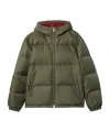 Gucci Gg Canvas Puffer Jacket In Green