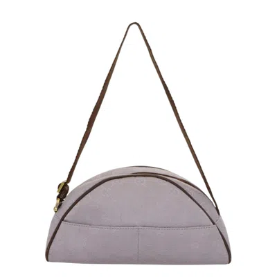 Pre-owned Gucci Gg Canvas Purple Canvas Shoulder Bag ()