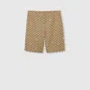 Gucci Gg Fabric Bermuda Shorts In Multi