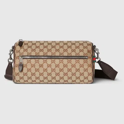 GUCCI GUCCI GG CANVAS SMALL CYLINDER BAG