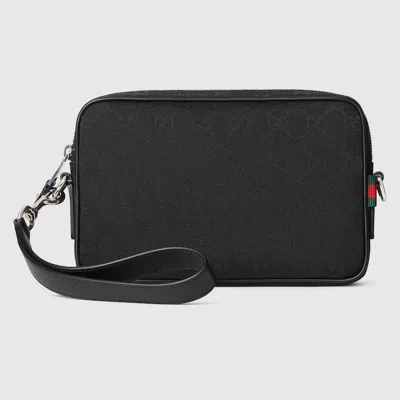 Gucci Gg Canvas Small Crossbody Bag In Black