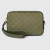 Gucci Gg Canvas Small Crossbody Bag In Green