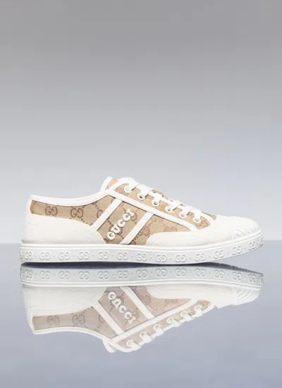 Gucci Gg Canvas Trainers In Beige