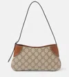 Gucci Gg Canvas Super Mini Shoulder Bag In Beige