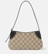 Gucci Gg Canvas Super Mini Shoulder Bag In Beige
