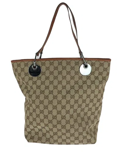 Gucci Gg Canvas Tote Bag (authentic Pre-loved) In Brown