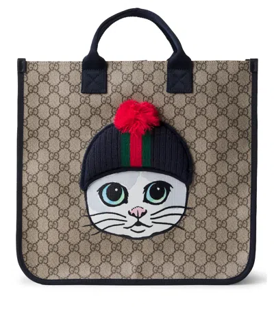 Gucci Gg Canvas Tote Bag In Multicoloured