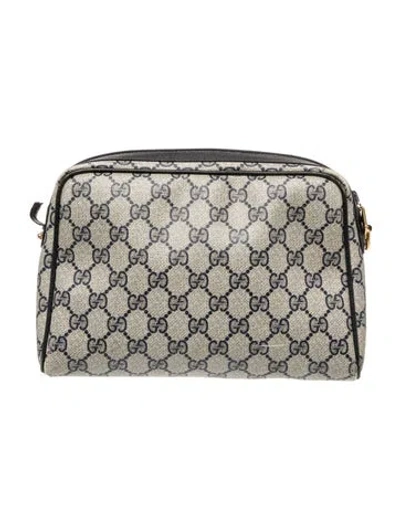 Pre-owned Gucci Gg Canvas Vintage Gg Pattern Vintage In Blue