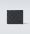 Gucci Blue Interior Gg Coin Wallet In Black