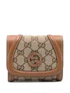 Gucci Blondie Gg Canvas Card Case