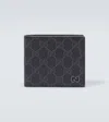 Gucci Gg Canvas Wallet In Black