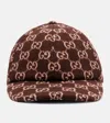 Gucci Gg Canvas Wool Baseball Cap In Neutral