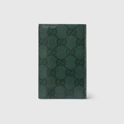 Gucci Gg Card Case In Green