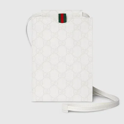 Gucci Gg Card Case In White