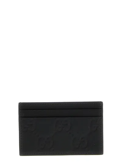 Gucci Gg Card Holder In Black