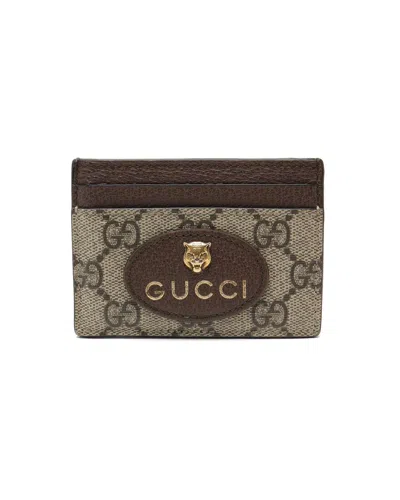Gucci Gg Card Holder In Multicolour