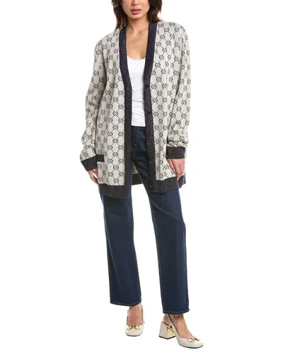 Gucci Gg Cardigan In White