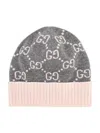 Gucci Stylish Hat With Ribbed Trim And Turn-up Brim In Gray