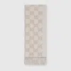 Gucci Gg Cashmere Shawl In White