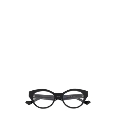 Gucci Gg Cat-eye Frame Glasses In Black