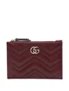 Gucci Gg Chevron Wallet In Brown