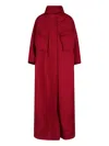 Gucci Womens Monogram Flap-pockets Woven Jacket Rosso Ancora In Red