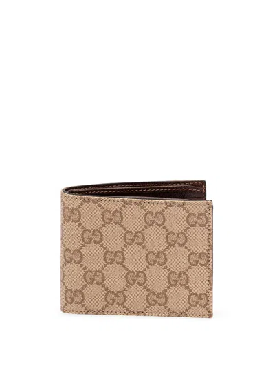 Gucci `gg Core` Wallet In Sand