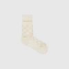 Gucci Socken Aus Baumwollmischung Mit Gg In White